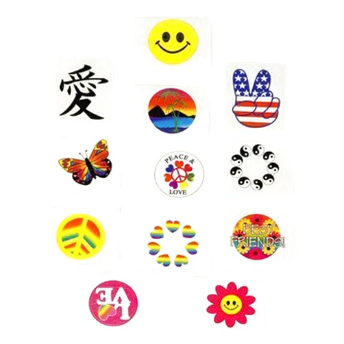 Fun Express G-I-D TATTOOS (6DZ) - Apparel Accessories - 72 Pieces