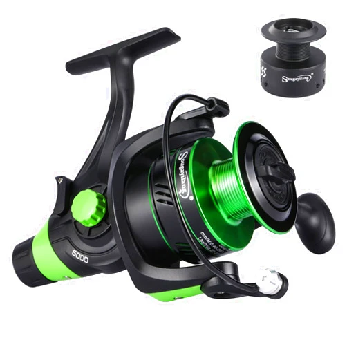 Sougayilang Spinning Reel 13+1 Stainless Steel BB Bait Feeder Carp Fishing Reel for Freshwater and Saltwater
