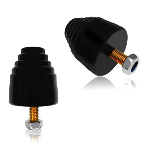 KUQUTIDY 2 PCS Suspension Bump Stopper, Rubber Rear Suspension Shock Bump Stop Block with Screw Kit, Universal Shock Absorbers Bump Stops Replacement for Cars Trucks and Off-road Vehicles