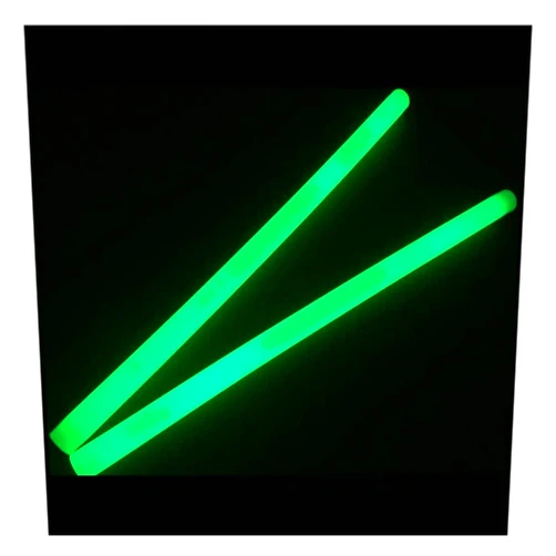 Glow With Us Glow Sticks Bulk Wholesale, 10 12” 15mm Dia. Green Industrial Grade Jumbo Light Sticks, Bright Color, Glow 14 Hrs, Safety Glow Stick 3yrs Shelf Life, Ideal for Camping & Emergency, GlowWithUs Brand