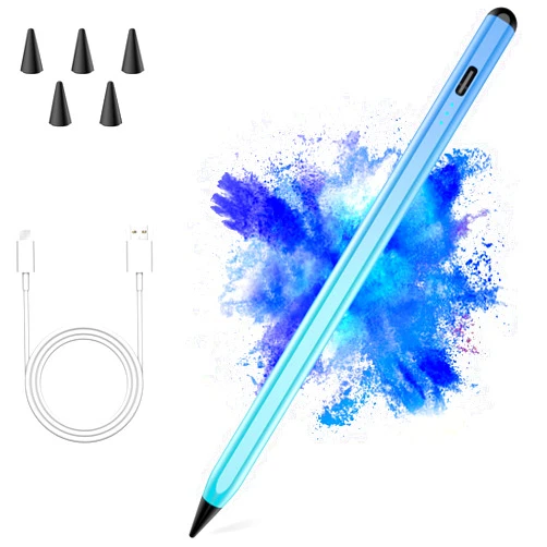 TaIYanG Gradient Color Stylus Pen for iPad 2018-2023 with 5 Extra Tips, Apple Pencil for iPad 10th/9th/8th/7th/6th Gen, iPad Pencil for iPad Pro 11/12.9 inch, iPad Air 5th/4th/3th Gen, iPad Mini 6th/5th Gen