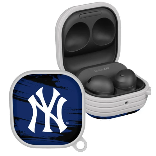 Game Time New York Yankees Paint HDX Case Cover Compatible with Samsung Galaxy Buds Pro & Buds Live