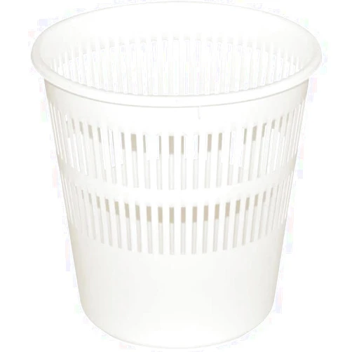 M-Plast Moser Waste Paper Basket, White, 28 x 27.5 cm