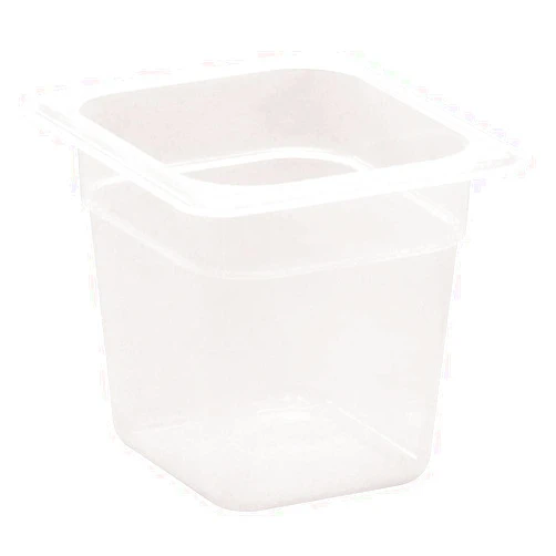 Cambro 66PP190 Food Pan 1/6 X 6 Polypropylene Translucent