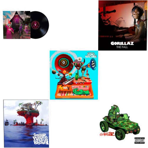 Gorillaz (Contributor) Format: Vinyl Cracker Island & Plastic Beach Song Machine: Season One & Fall & Gorillaz