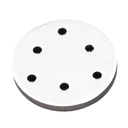 FILFEEL Soft Buffering Sponge Interface Cushion Pad for Sanding Pads - Reduces Vibration and Provides Noise Reduction - for Pneumatic and Electric Polishers and Grinders - 125mm Diameter