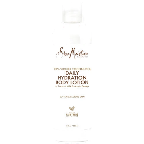SheaMoisture 100% virgin coconut oil daily hydration body lotion moisturizer, 13 Fluid Ounce