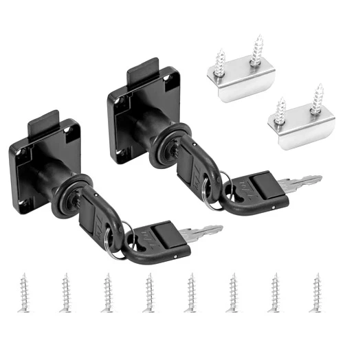Jiozermi 2 Packs Drawer Lock with Keys, Desktop Lock with 0.75