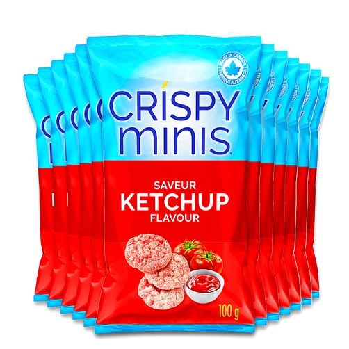 Crispy Minis Quaker Crispy Minis Ketchup (Pack of 12) Imported from Canada