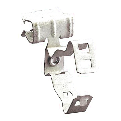 Erico Nvent Caddy Erico 812M58SM Caddy Armour Spring Steel Snap Close Type H-MSM Conduit Flange Clip EMT 1/2 Inch 3/4 Inch Rigid/Pipe, Color