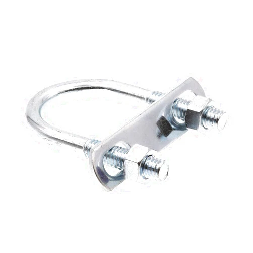 Prime-Line 9071969 U-Bolts, Round Bend, 5/16 In.-18 X 1-3/8 In. X 2-1/2 In. - for 1 In. Pipe, Zinc Plated Steel (10 Pack)