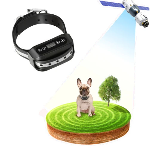 Blingbling Petsfun GPS Wireless Dog Fence System, Electric Satellite Technology Pet Containment System by GPS Signal Boundary for Dogs and Pets with Waterproof & Rechargeable Collar Receiver(Black)
