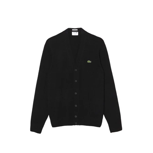 Lacoste Men's Classic Fit Long Sleeve Cashmere Cardigan Sweater
