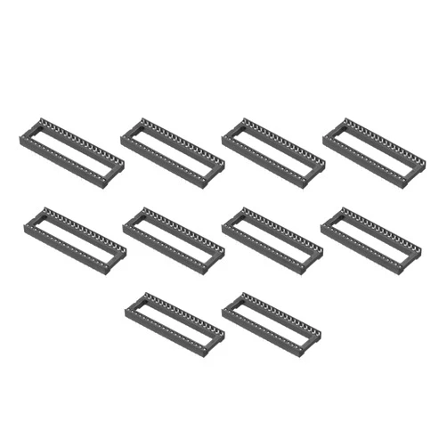 MECCANIXITY 14Pcs DIP IC Chip Socket Adapter, 2.54mm Pitch 40 Pin Gate Soldering Flat Circuit Chip