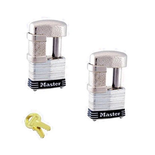 Master Lock - 2 Keyed Alike Trailer & Multi Purpose Padlocks, #37KA-2