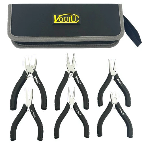 Vouiu 6-Piece Jewelry Pliers Set Jewelry Making Tools