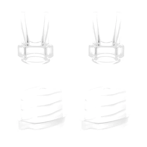 HOUSETELL 2PCS Duckbill Valves & Silicone Diaphragm Set Compatible with HOUSETELL S21/S18 Wearable Breastpump, Wearable Breast Pump Accessories, HOUSETELL Pump S21/S18 Parts Replace 2 Pieces Set