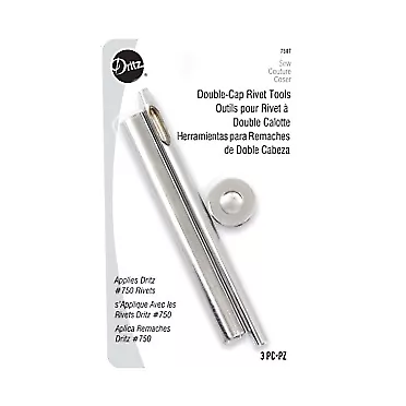 Dritz 750T Double-Cap Rivet Tools, Metal Rivet Tools Metal