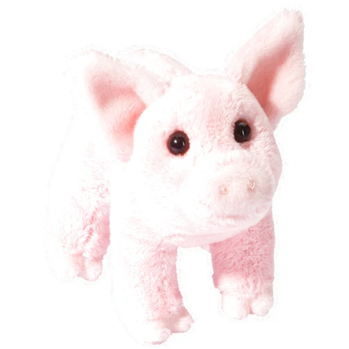 Douglas Buttons Pink Pig Plush Stuffed Animal