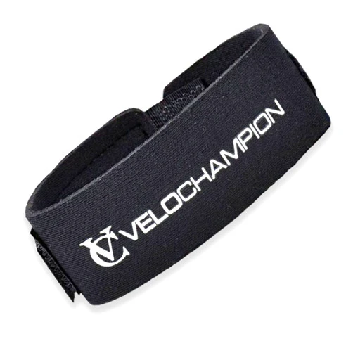 VeloChampion Adjustable Triathlon Timing Chip Strap - Water Resistant Ankle Band for Swimming, Running, Cycling