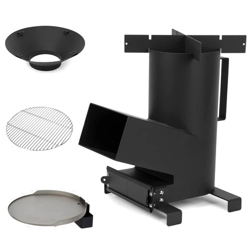 ONLYFIRE GRILLS Onlyfire 3 In 1 Camp Rocket Stove with 14.5