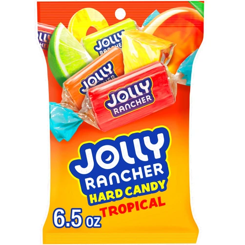 JOLLY RANCHER Tropical Fruit Flavored Hard Candy Bag, 6.5 oz