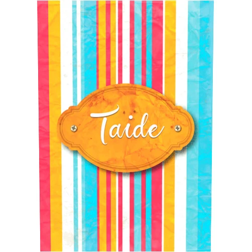 Manzi Ti Gea Publishing Taide: Taccuino A5 | Nome personalizzato Taide | Regalo di compleanno per moglie, mamma, sorella, figlia ... | Design: carta colorata | 120 pagine a ... formato A5 (14.8 x 21 cm) (Italian Edition)