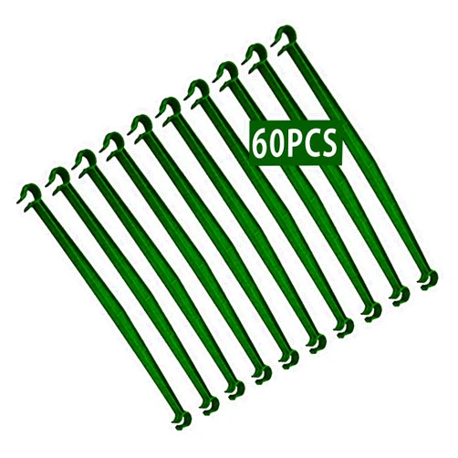 DIANCHU 60pcs Stake Arms for Tomato Cage Expandable Trellis Connectors,Tomato Plant Cage,Tomato Garden Cages Stakes Vegetable Trellis Connecting Rod Brackets,for Vertical Climbing Plants (60)