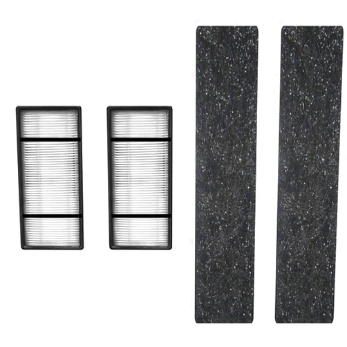 Nispira True HEPA Replacement Filter H + Carbon Pre Filter B Compatible with Honeywell HRF-H1 HRF-H2 HRF-B1. Fits Air Purifier Model HPA050, HPA150, HPA060, HPA160, HHT055, HHT155, 2 Sets