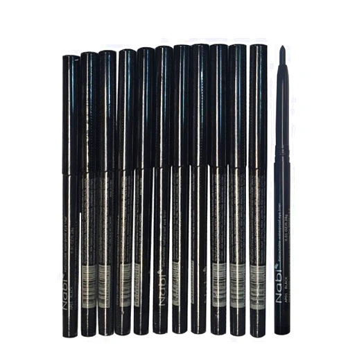 Nabi 12pcs Nabi Retractable Waterproof Black Eyeliner (Wholesale Lot) Pencil