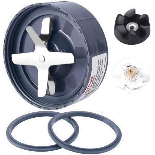 MEET JUICE 8 Pieces Blender Replacement Parts Extractor Blade for NutriBullet 600w 900w including Gasket Shock Pad and Gear