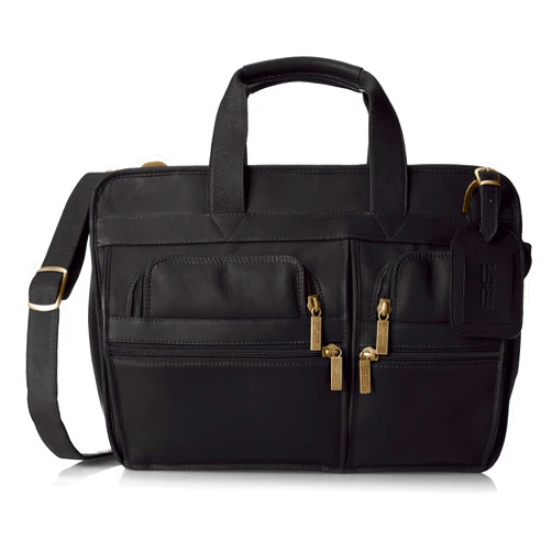 Claire Chase Slimline Executive Briefcase, Black, One Size