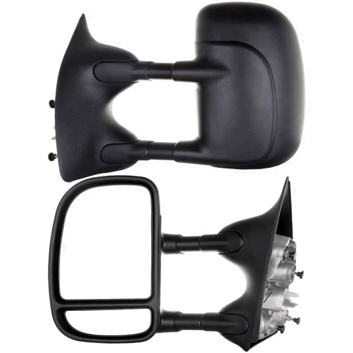 FEIPARTS Tow Mirrors Fit for 1999-2007 for Ford for F250 for F350 for F450 for F550 Super Duty Truck 2000-2005 for Ford for Excursion Towing Mirrors with Left Right Manual Adjusted Black Housing