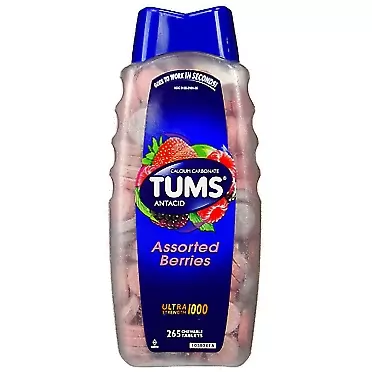 Tums Ultra Strength (Assorted Berries) 265 Chewable Tablets (Limited Edition)
