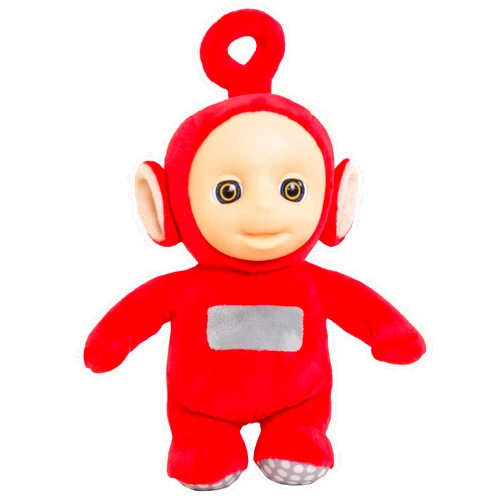 Mighty Mojo Teletubbies Talking Plush Po - Says Over Ten Phrases from The Show - Doll Measures 11 Inches - Officially Licensed Stuffed Toy Cute Doll for Kids - Red