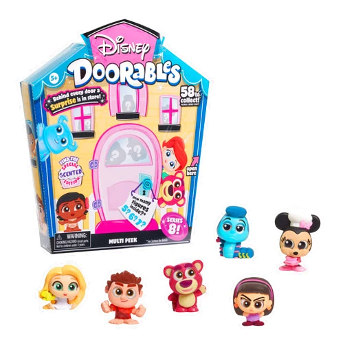 Disney Doorables Multi Peek, Series 8 Featuring Special Edition Scented Figures, Styles May Vary, Officially Licensed Kids Toys for Ages 5 Up by Just Play