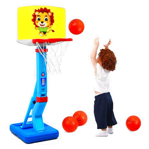 WNING Toddler Mini Basketball Hoop Indoor Outdoor Play Portable Basketball Toy for Boys Girls ，Height Adjustable Kids Basketball Hoop Goal Poolside Basketball Swimming Pool Basketball(Blue)