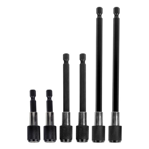 TEGRODEX 6PCS Drill Bit Extension Quick Release Screwdriver Bit Holder 2.36