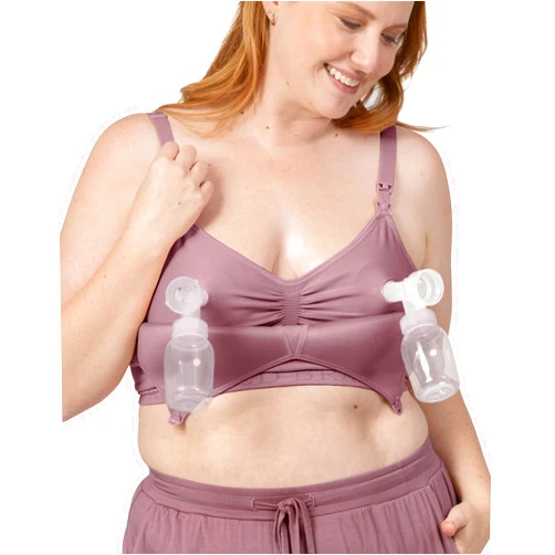 Kindred Bravely Sublime Contour Hands Free Pumping Bra and Maternity Bra | Supportive Nursing Bras for Breastfeeding