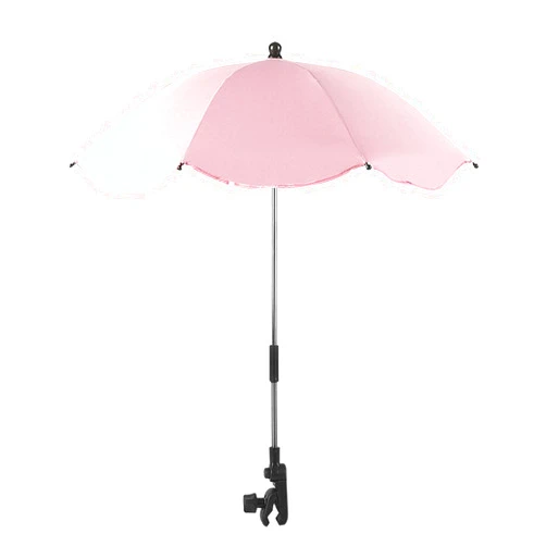 ALASSE Toddler Umbrella Stroller, Baby Pram with Adjustable Clamp, UV Protection Children's Parasol, 8 Bone Umbrella for Trolley, Beach Chair, Wheelchair