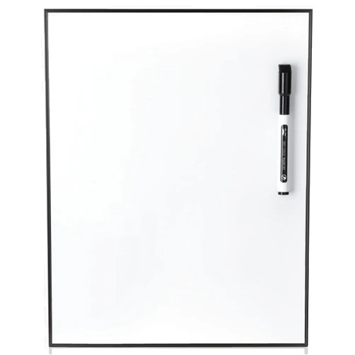Mr. Pen- Dry Erase Board, 14” x 11”, Black Aluminum Frame with a Black Dry Erase Marker, White Board Dry Erase, Magnetic Dry Erase Board, Small White Board Small Dry Erase Board for Wall