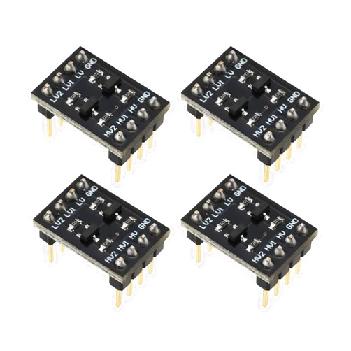SING F LTD 4Pcs Logic Level Converter 2 Channel Bi-Directional Shifter I2C 3.3V-5V Compatible with Ard-uino Nano R3 Compatible with Nano 33 IoT