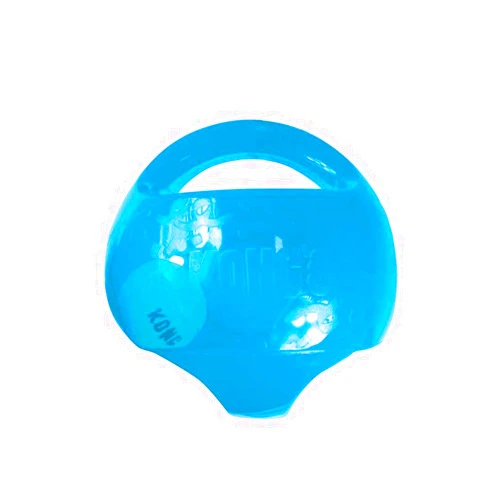KONG Jumbler Ball - Interactive Dog Toy for Dog & Puppy Playtime - Fetch Toy with Tennis Ball - Dog Supplies for Engaging Play - for Large/XL Dogs - Assorted Colors