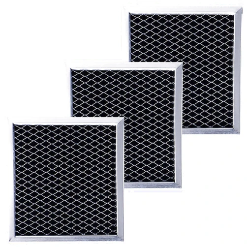 BlueStars 3 Packs 8206230A Microwave Charcoal Filter Replacement – Compatible with Whirlpool & Maytag Microwaves Over the Range Oven Carbon Filter – Replaces 8206230 AP4299744 PS1871363