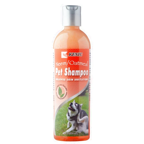 Kenic Ultra Soothing Neem Oatmeal Pet Shampoo, Made in USA with Naturally Derived Ingredients, Soap & Paraben Free, pH Balanced