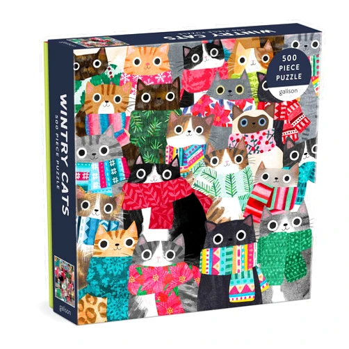 Galison Wintry Cats 500 Piece Puzzle from Galison - 20