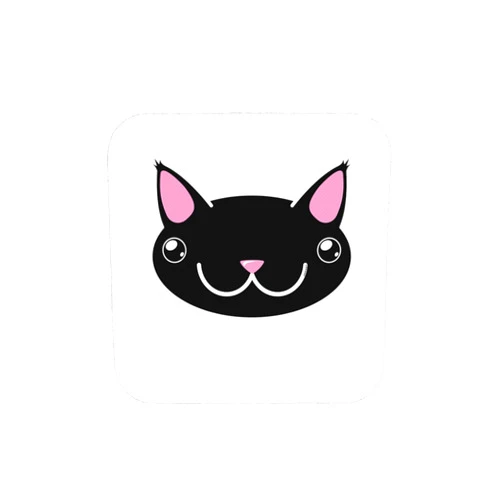 TOOLOUD KYU-T Head - Night Kawa The Cute Critter Coaster Set of 4 Piece Coasters