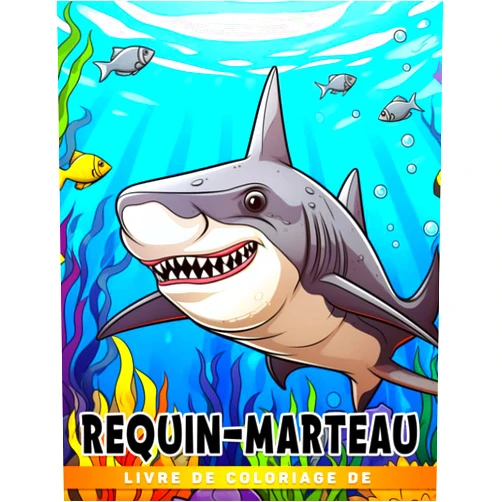 French Edition by Philip Maldonado (Author) Livre de coloriage de requin-marteau: Pages de coloriage amusantes et faciles pour tous (French Edition)