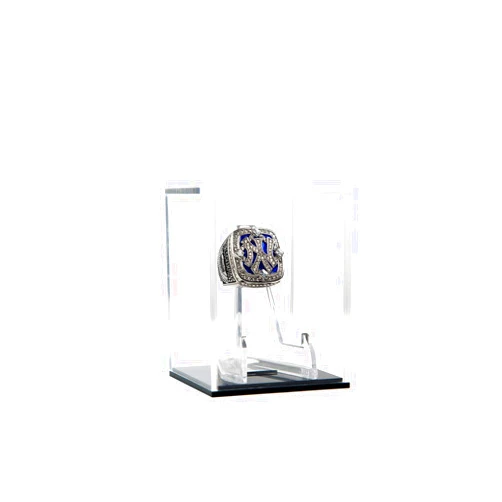ZIGFRUIT Championship Ring Display Case Baseball Rings Clear Challenge Military Coin Display Case Box Stand Holder UV Protection