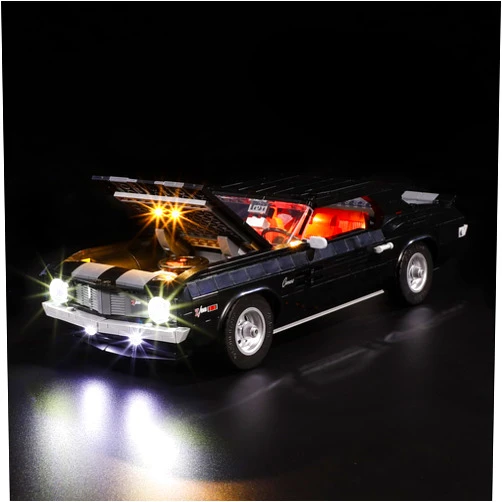 Lightailing Light for Lego-10304 Camaro-Z28 - Led Lighting Kit Compatible with Lego Building Blocks Model - NOT Included The Model Set
